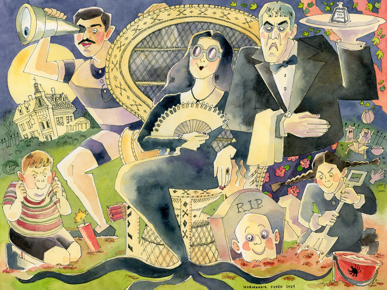 "Moon Bathing in the Swamp" by Normandie Syken