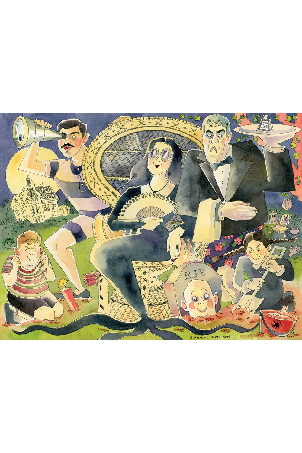 "Moon Bathing in the Swamp" by Normandie Syken