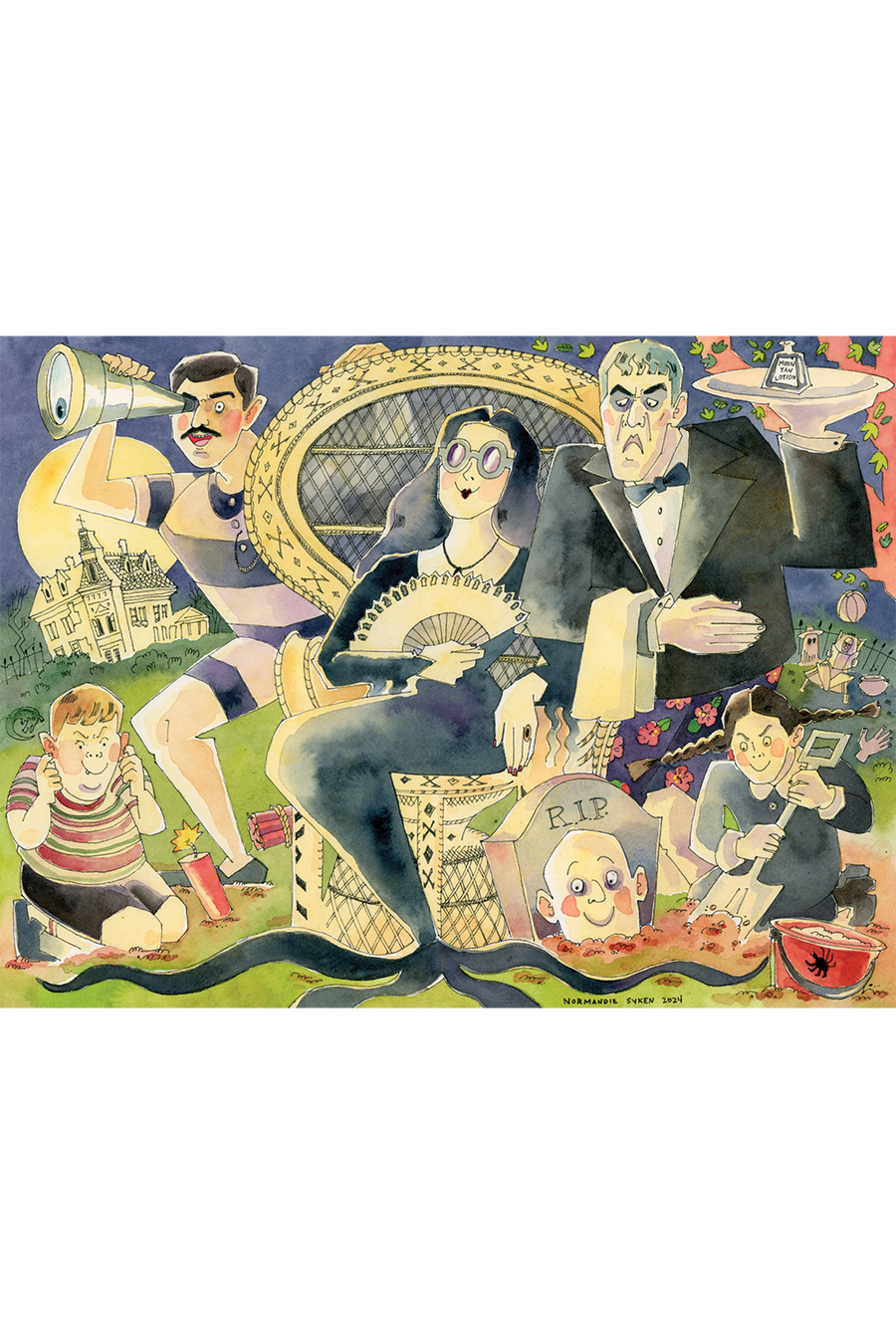 "Moon Bathing in the Swamp" by Normandie Syken