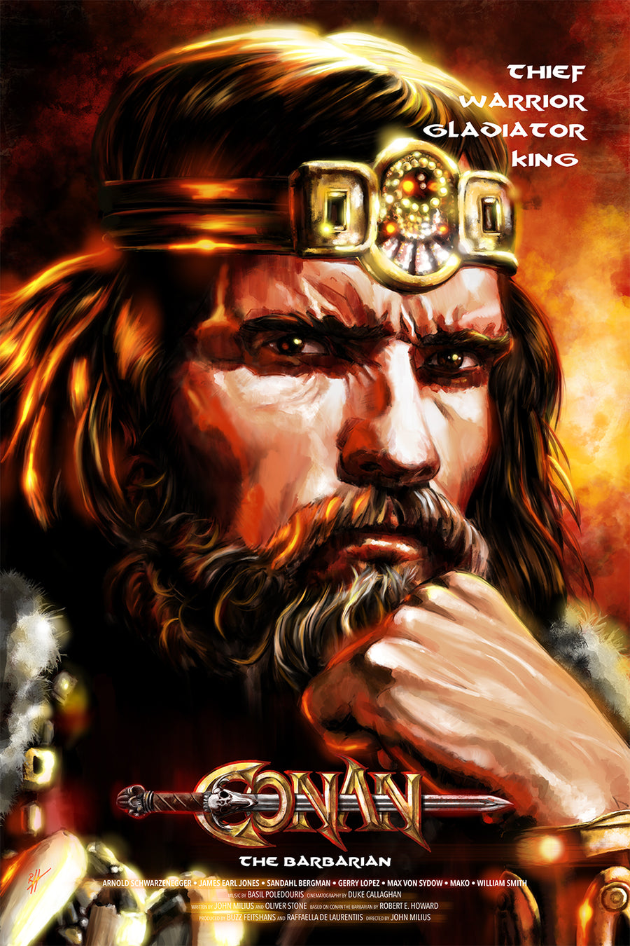 "The Barbarian King" by Reggy The Marker Artist