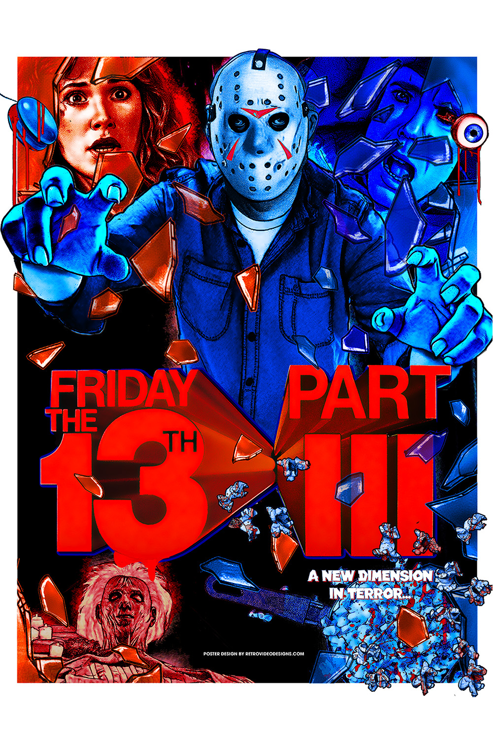 "A New Dimension in Terror" by RETRO VIDEO DESIGNS - Mark Gibeault