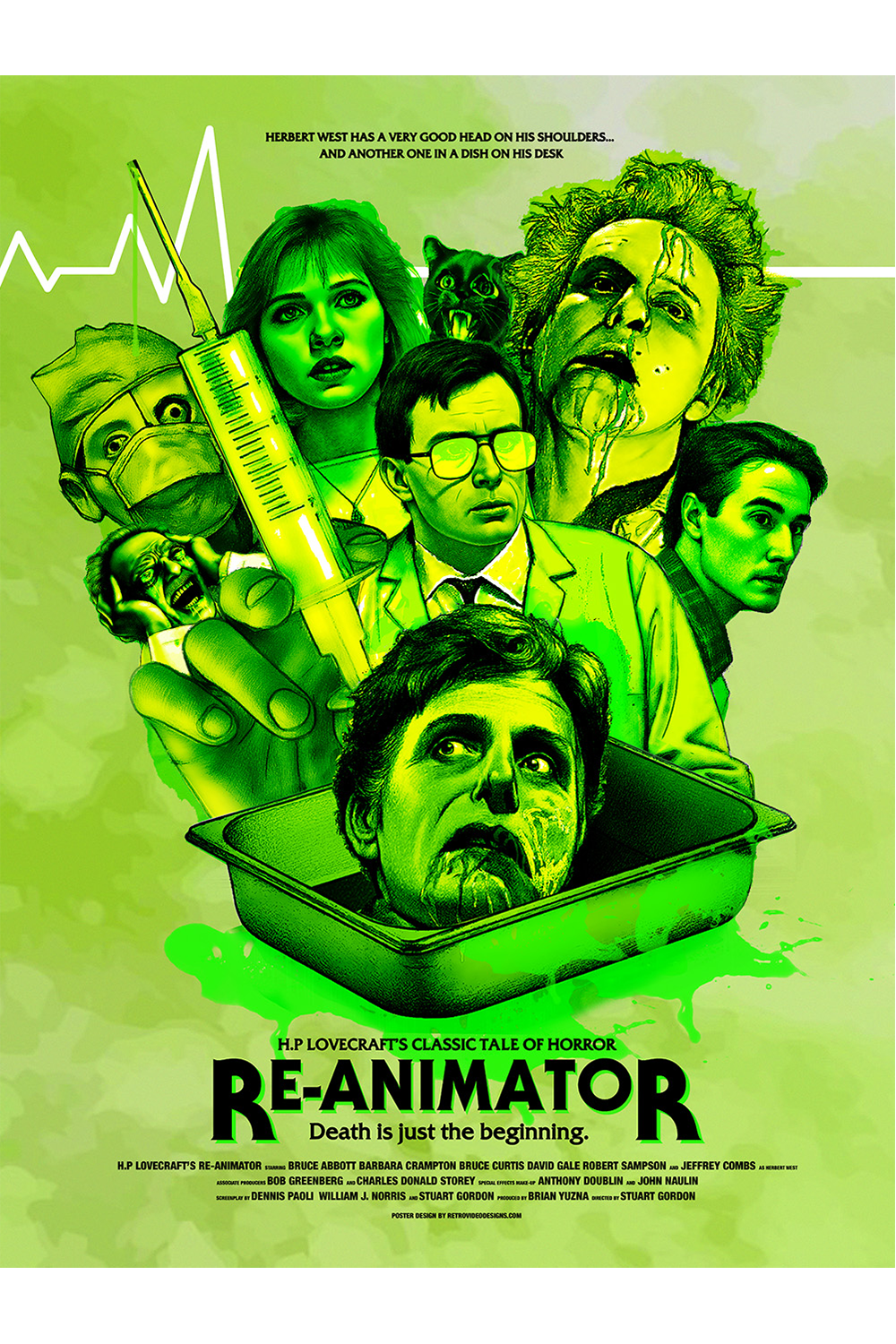 "Death Is Just The Beginning" by RETRO VIDEO DESIGNS - Mark Gibeault