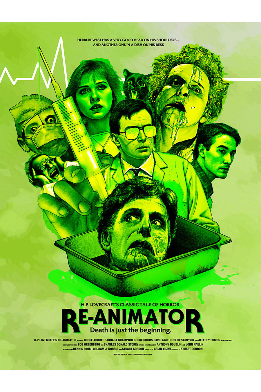 "Death Is Just The Beginning" by RETRO VIDEO DESIGNS - Mark Gibeault