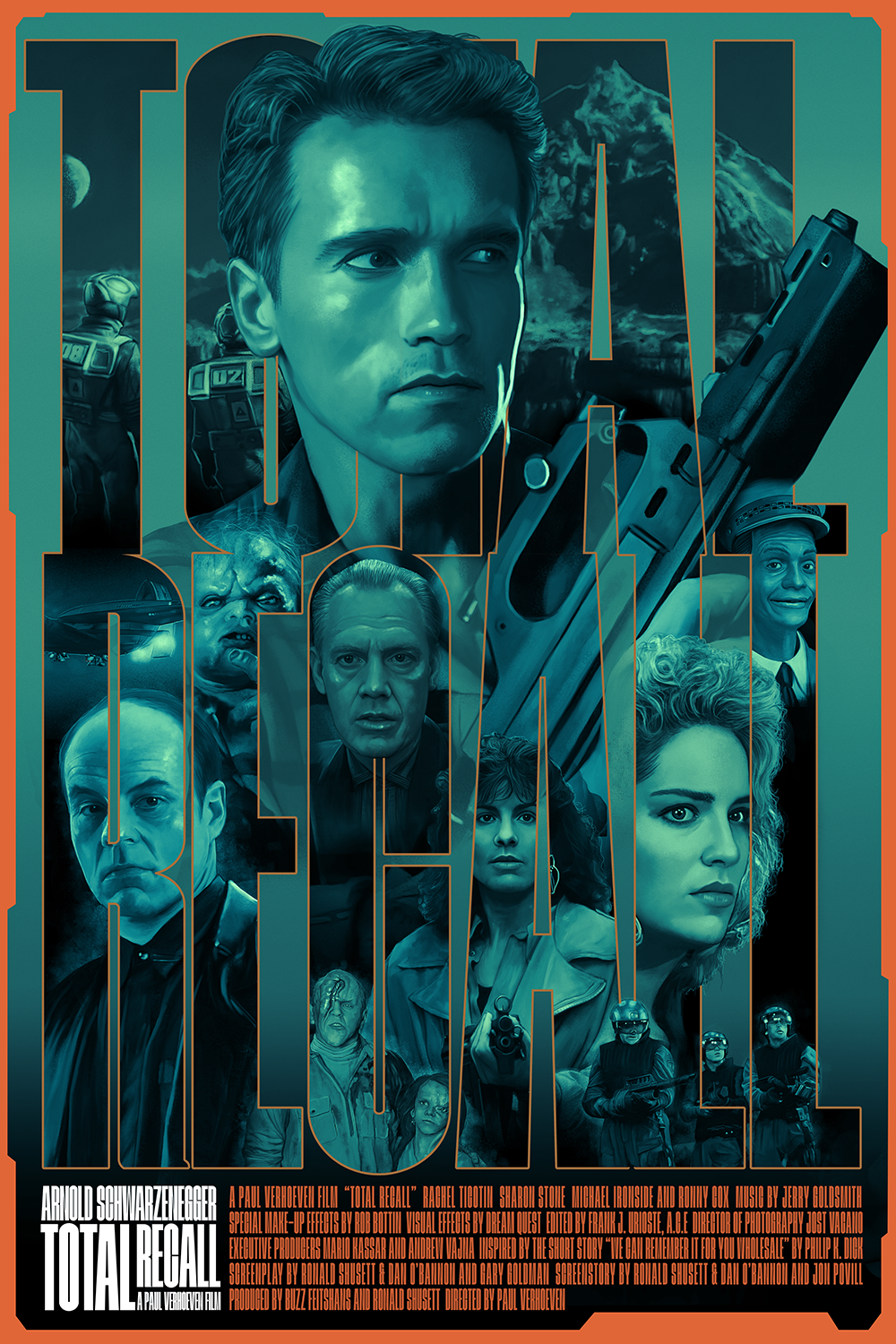 "Get Your Ass to Mars" Blue Variant by Rich Davies