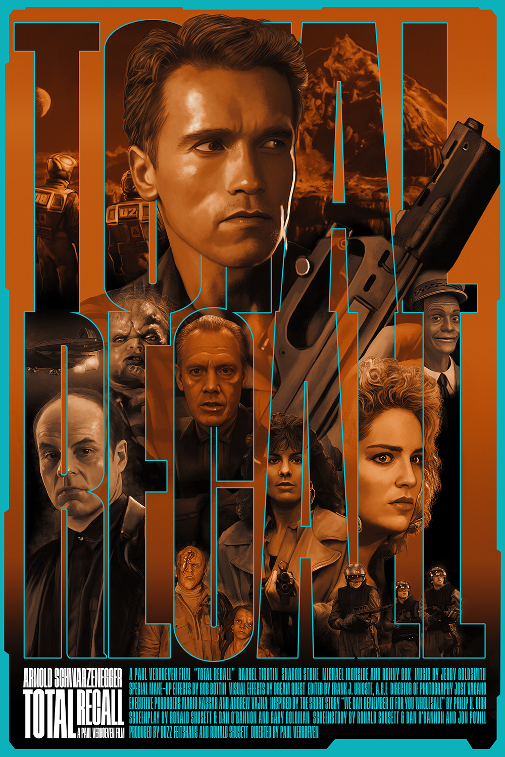 "Get Your Ass to Mars" Orange Variant by Rich Davies