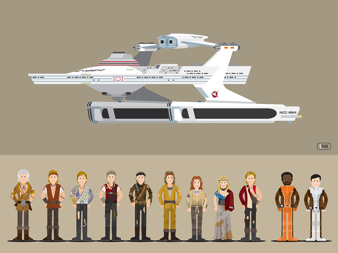 "KHAAANNN!" The Castaways Variant by Scott Park