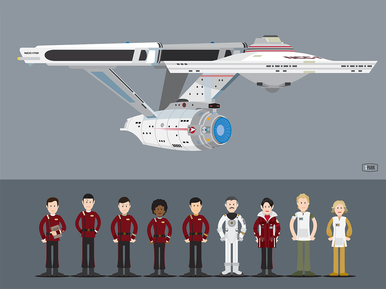 "KHAAANNN!" The OG Crew Variant by Scott Park