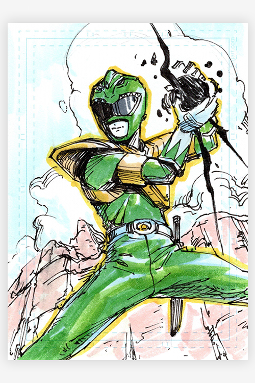 "Electric Green" by Jin Yung Kim