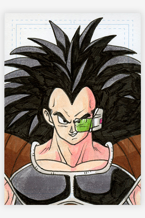 Raditz Drawing Raditz By TheRealCrazyKid - Fur Affinity [dot] Net
