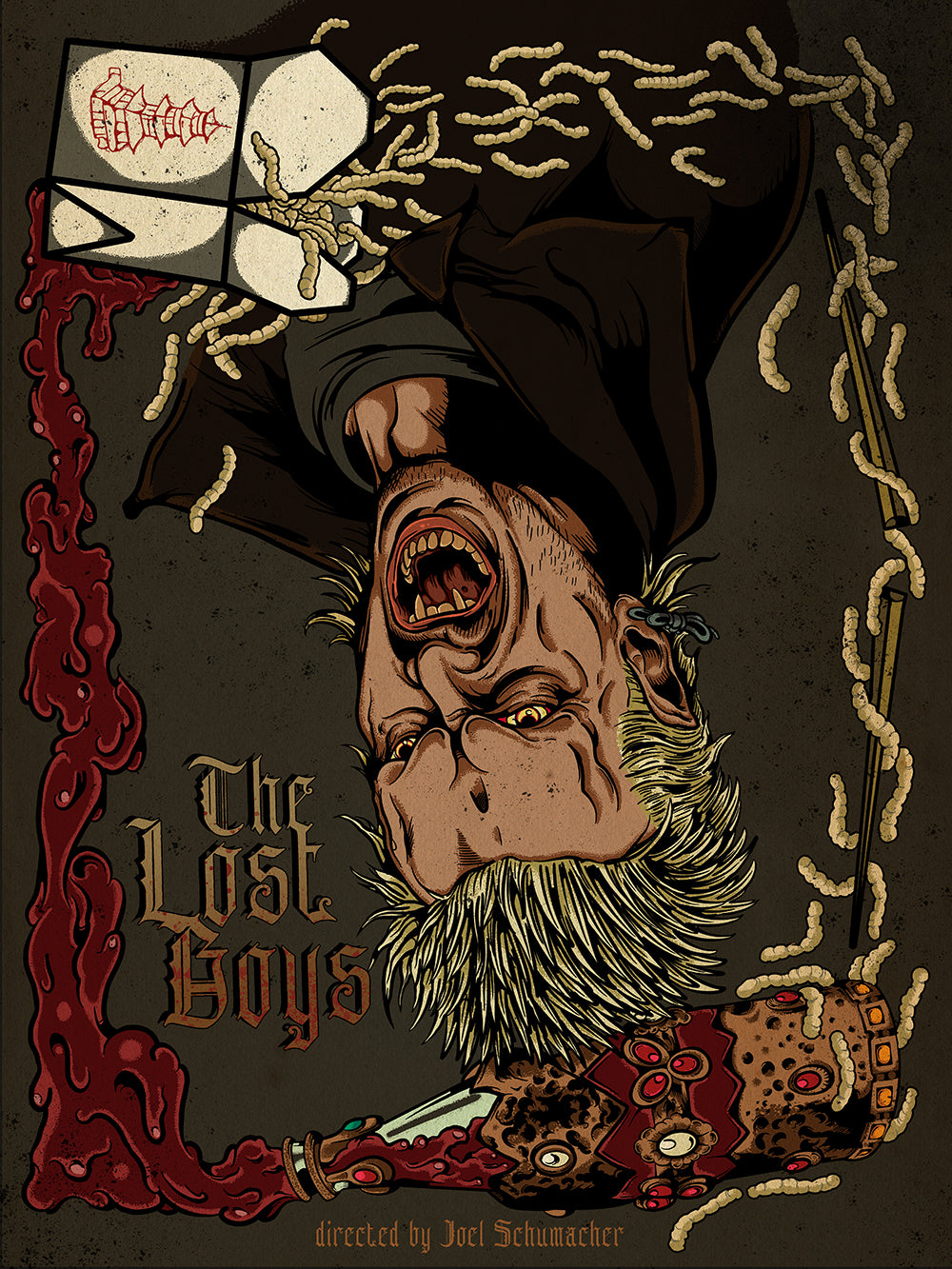 "You're eating maggots. How do they taste?" by Stephen Shaw