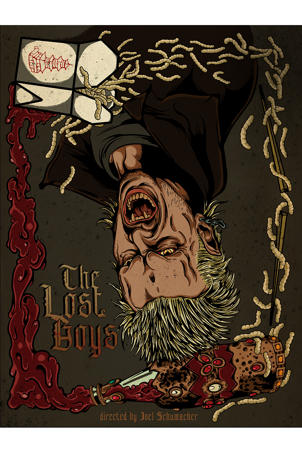 "You're eating maggots. How do they taste?" by Stephen Shaw