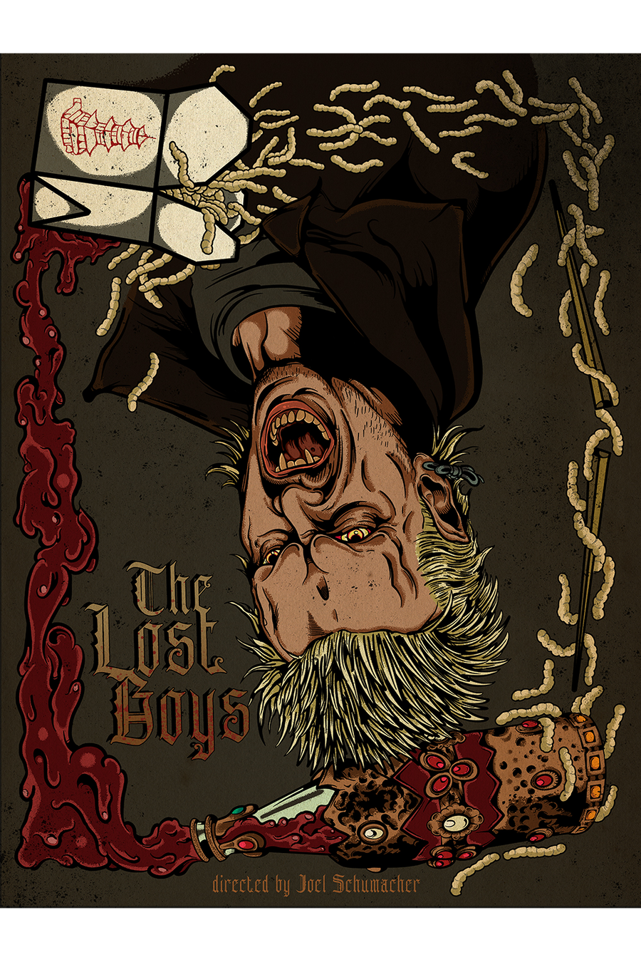 "You're eating maggots. How do they taste?" by Stephen Shaw