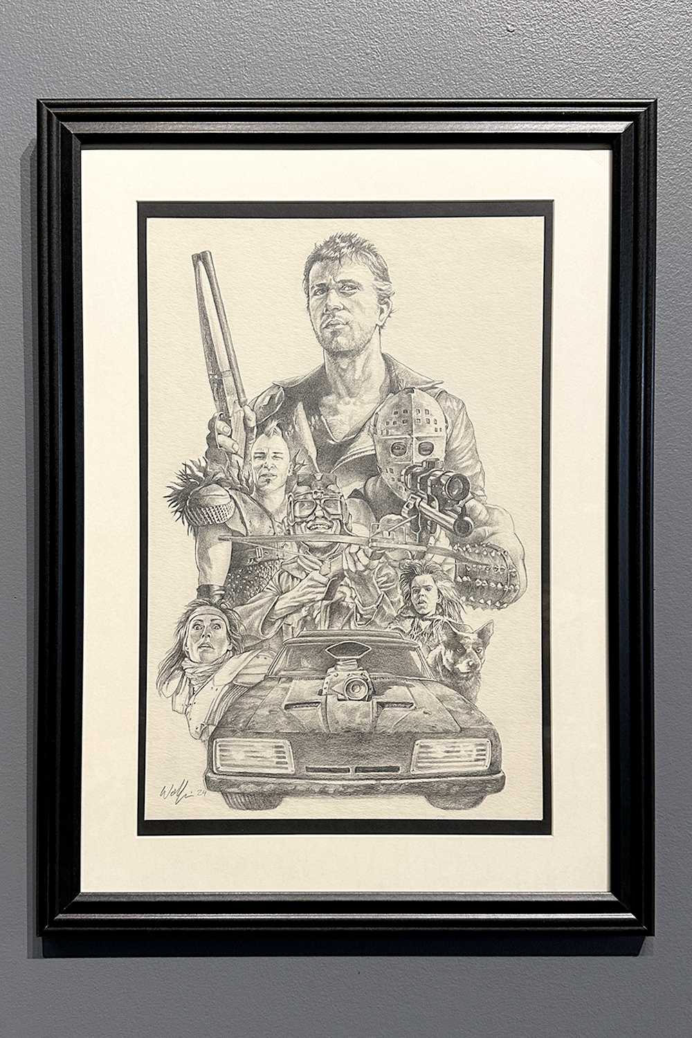 "Warrior of the Wasteland" Original by Terry Wolfinger