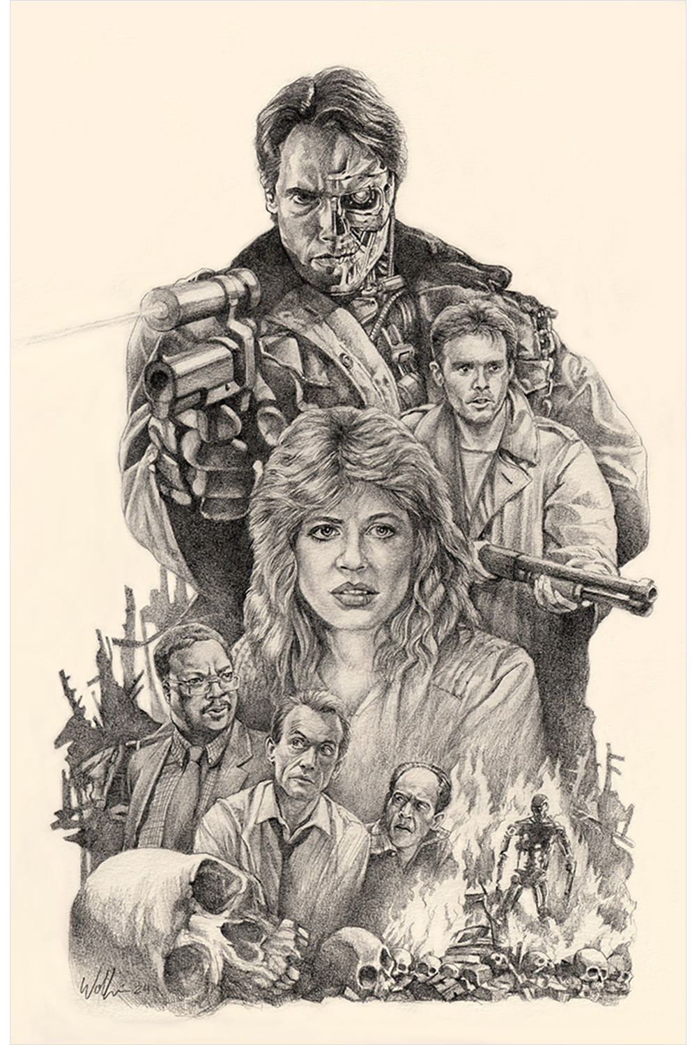 "You're Terminated F**ker!" Original by Terry Wolfinger