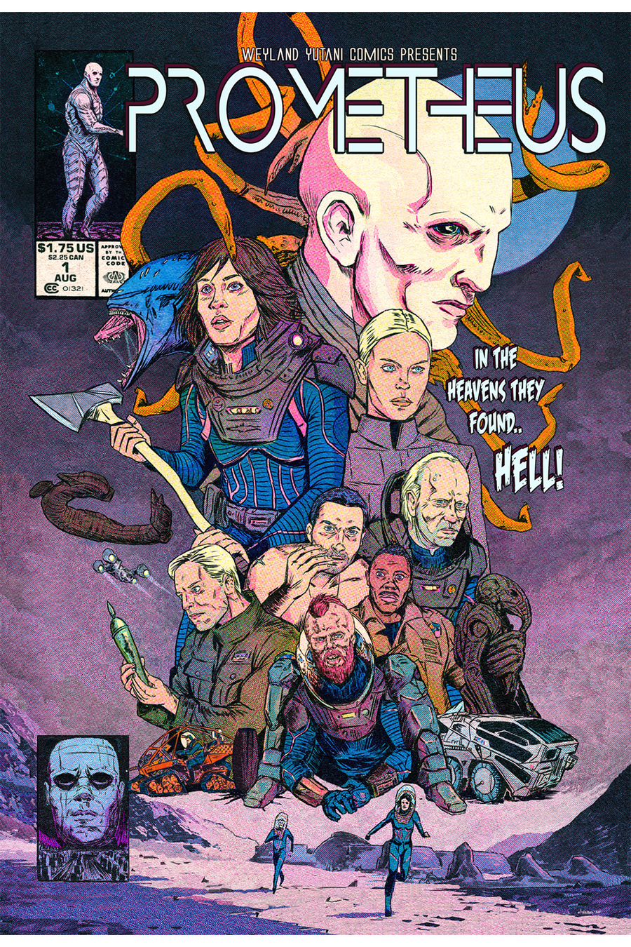 "In the Heavens They Found Hell!" by Tim Clinard