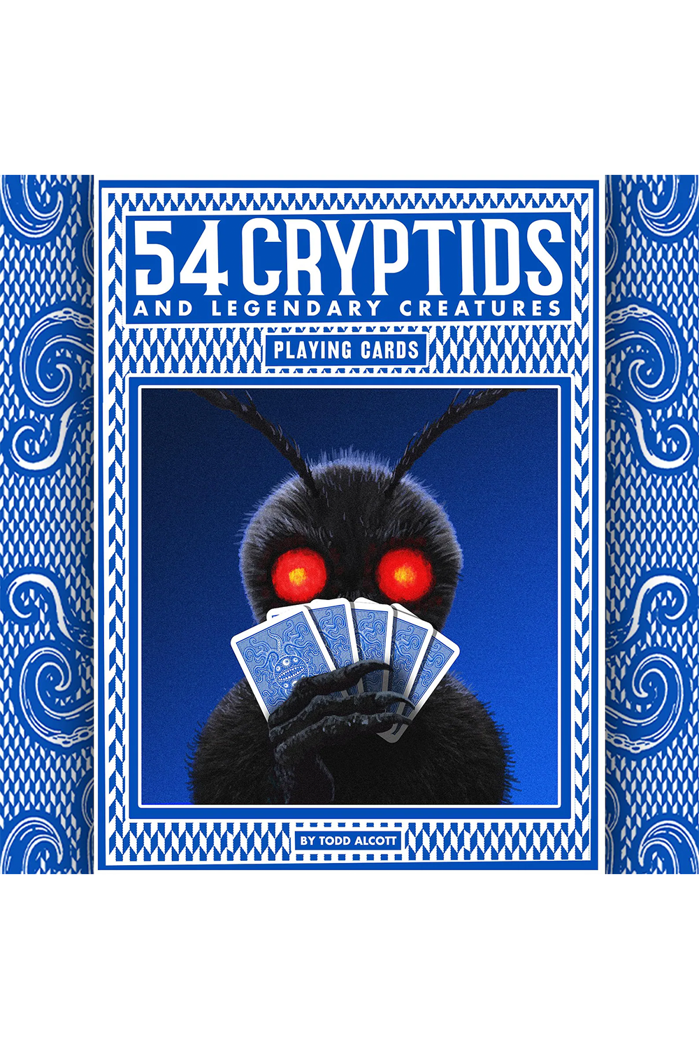 "54 Cryptids" Standard Poker Playing Cards Deck by Todd Alcott