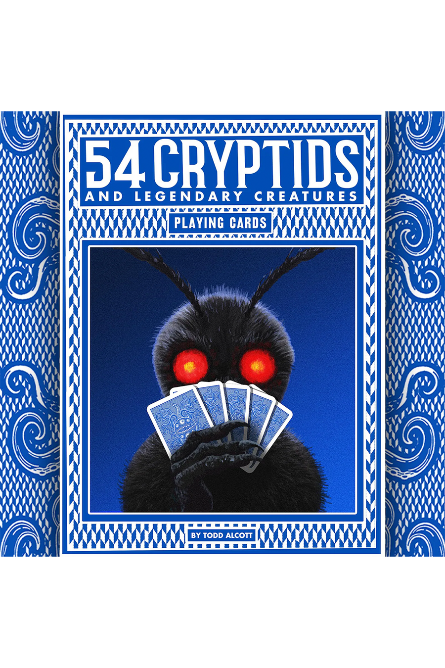 "54 Cryptids" Standard Poker Playing Cards Deck by Todd Alcott