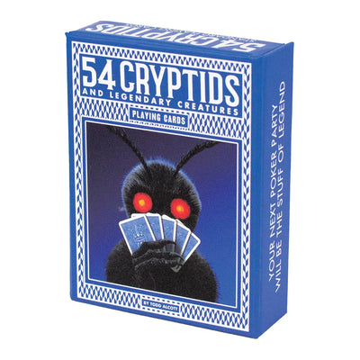 "54 Cryptids" Standard Poker Playing Cards Deck by Todd Alcott