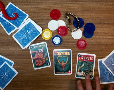 "54 Cryptids" Standard Poker Playing Cards Deck by Todd Alcott