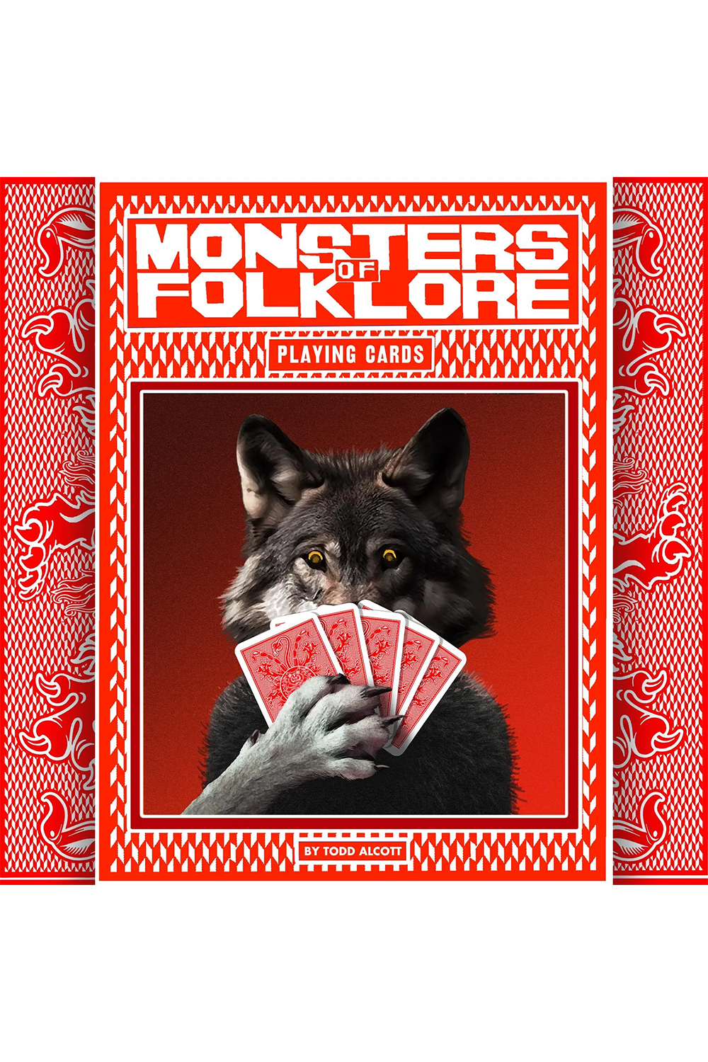 "Monsters of Folklore" Standard Poker Playing Cards Deck by Todd Alcott