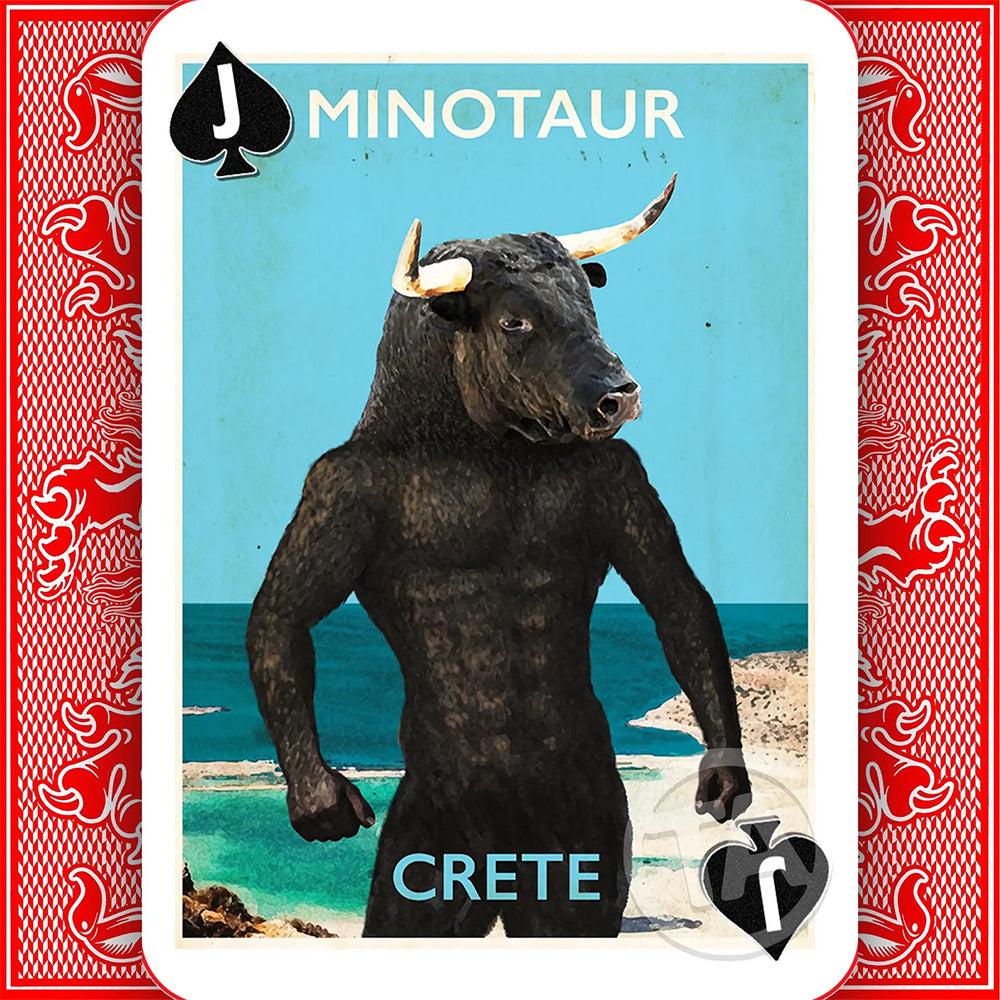 "Monsters of Folklore" Standard Poker Playing Cards Deck by Todd Alcott