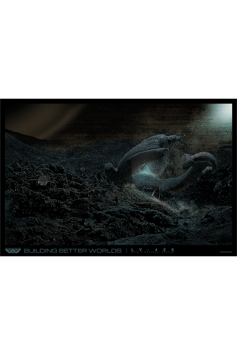 "Building Better Worlds" Black LV-426 Variant by True Spilt Milk