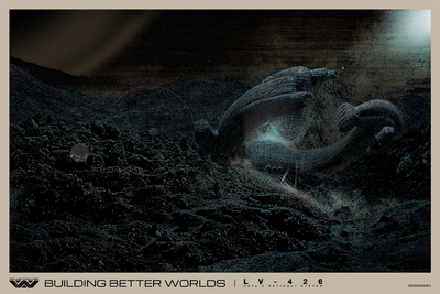 "Building Better Worlds" Cream LV-426 Variant by True Spilt Milk