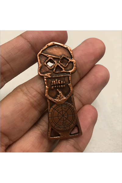 656. "Copper Bones" XL Pin by Kevin M Wilson / Ape Meets Girl