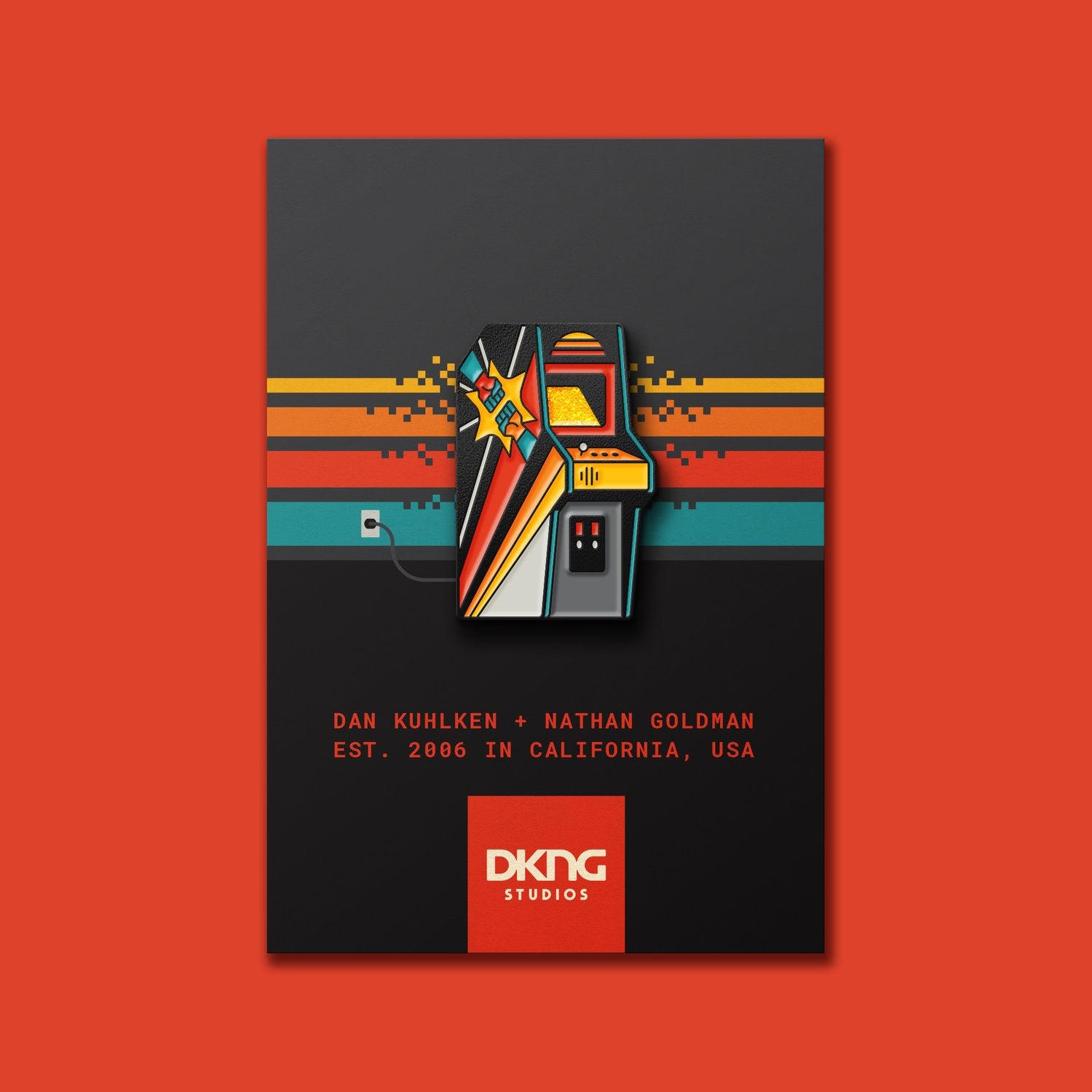 "Arcade: Fight" Pin by DKNG