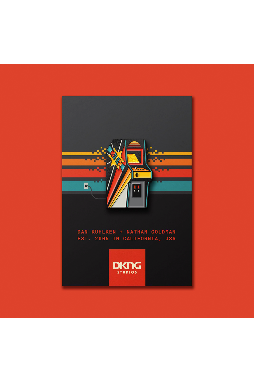 "Arcade: Fight" Pin by DKNG