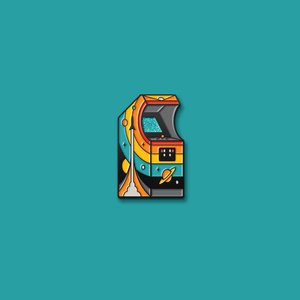 "Arcade: Fly" Pin by DKNG