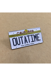 113. "BTTF OUTATIME Plate" Pin by Kevin M Wilson