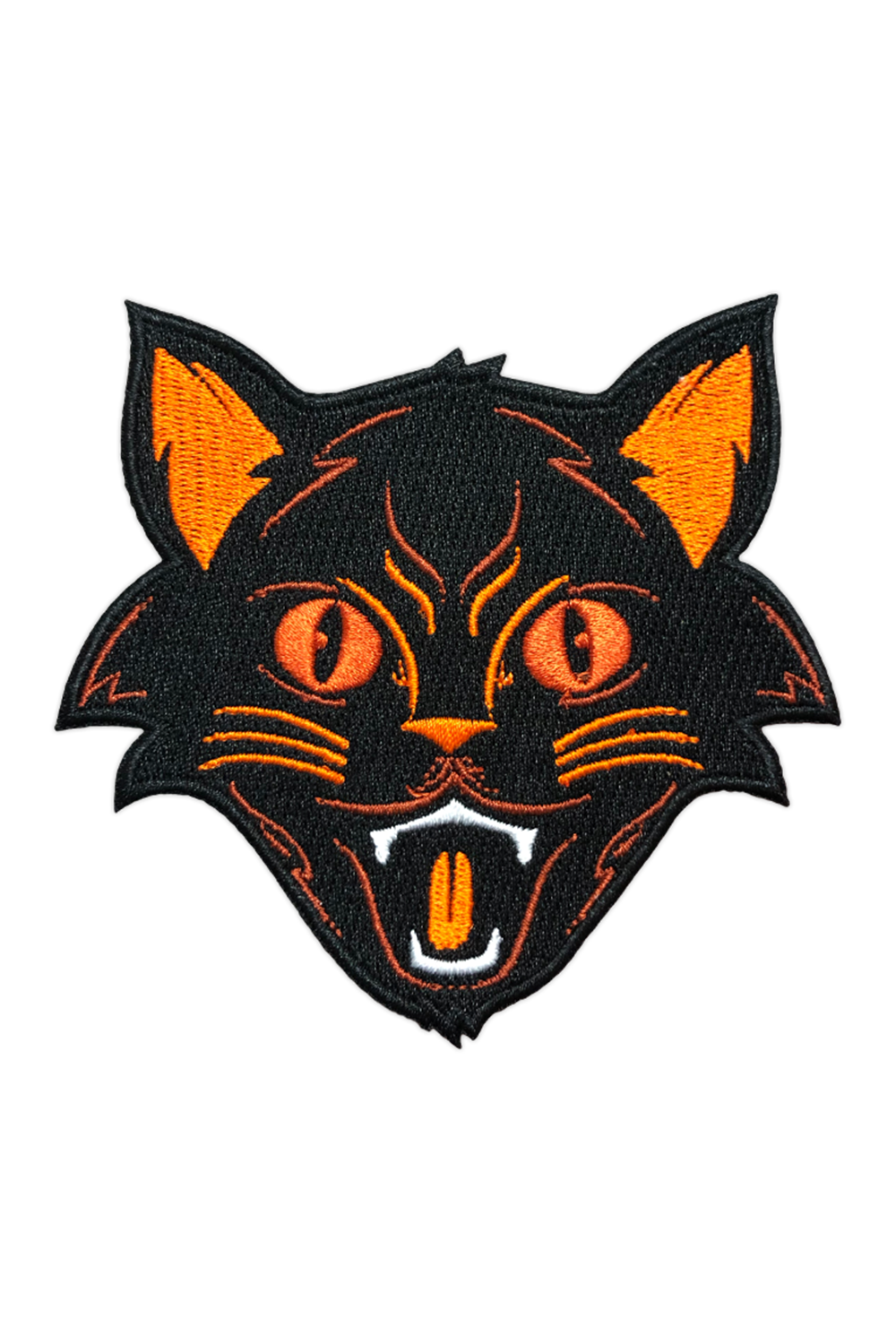 "Orange Halloween Cat" Patch by Matthew Johnson
