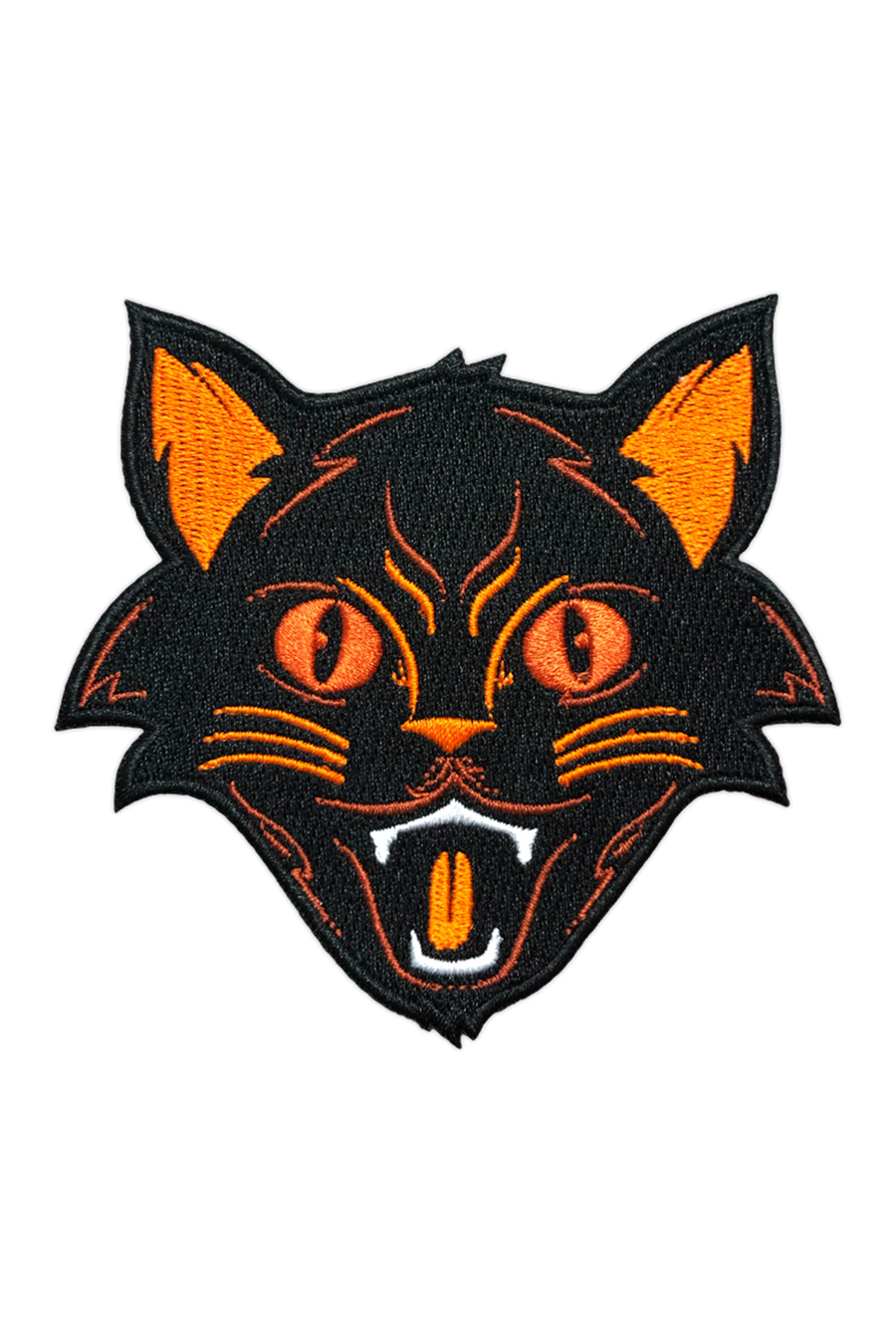 "Orange Halloween Cat" Patch by Matthew Johnson