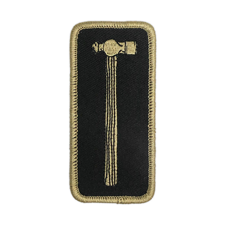 "Ball Peen Hammer Gold" Patch by Matthew Johnson