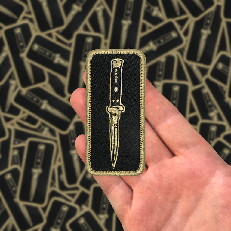 "Switchblade Gold" Patch by Matthew Johnson