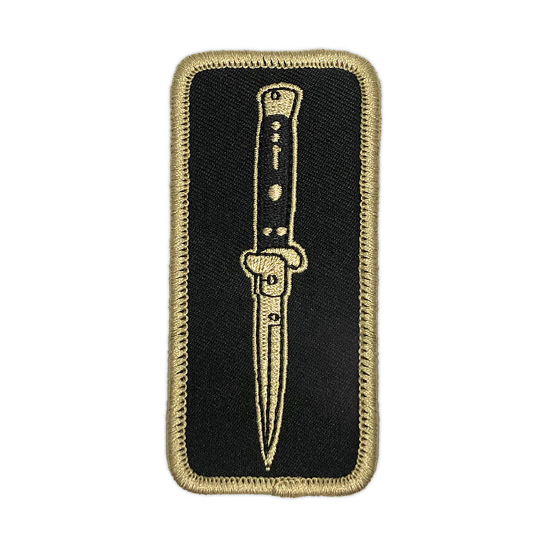 "Switchblade Gold" Patch by Matthew Johnson
