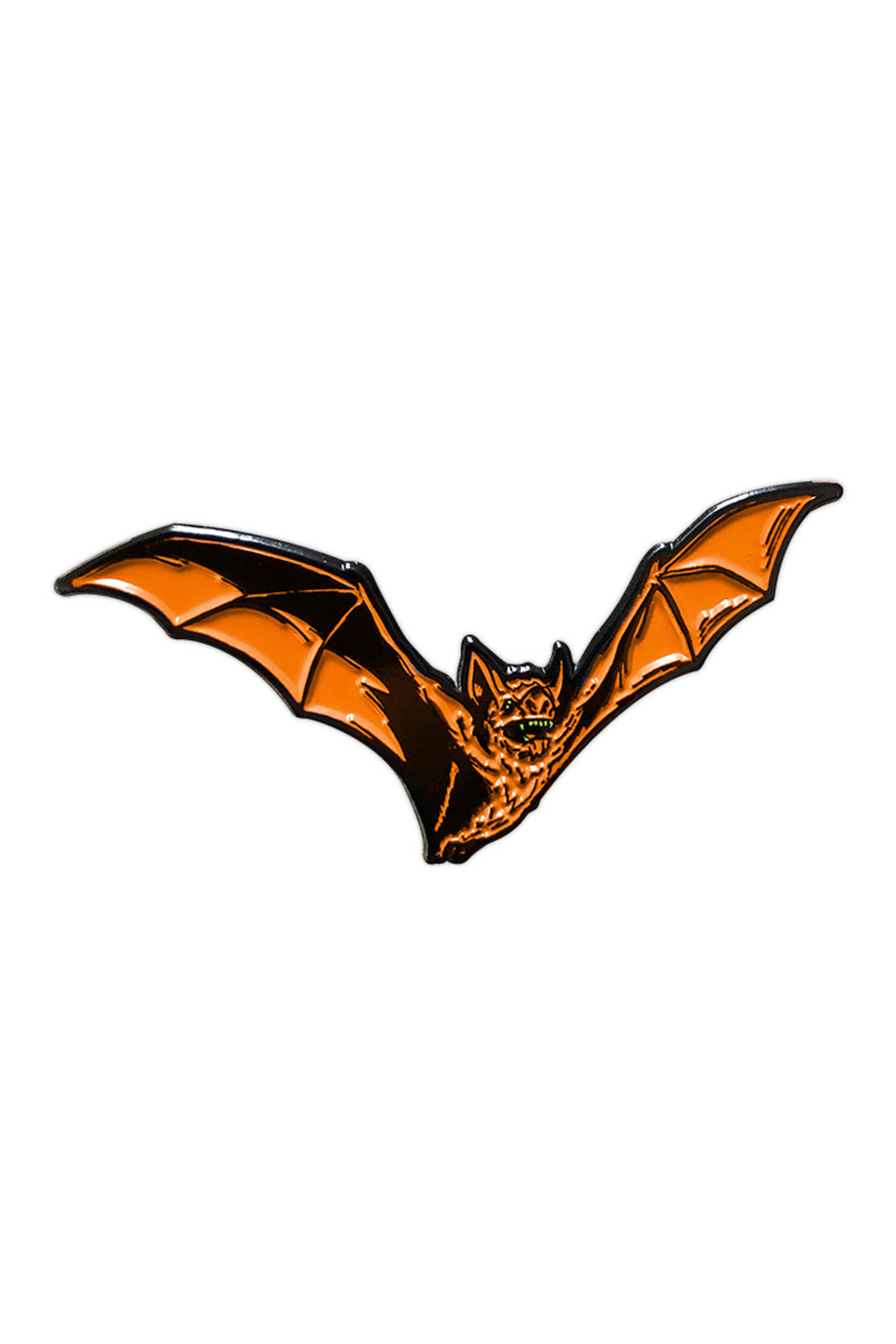 877. "Orange Bat" Pin by Matthew Johnson