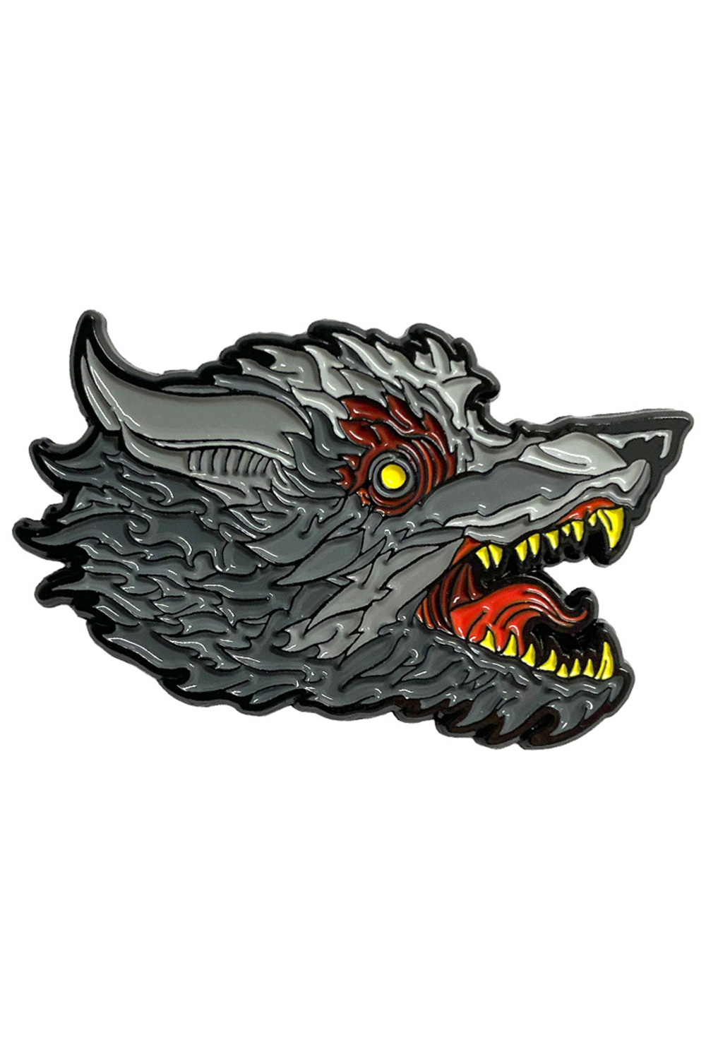 864. "Blood Wolf" Pin by Matthew Johnson