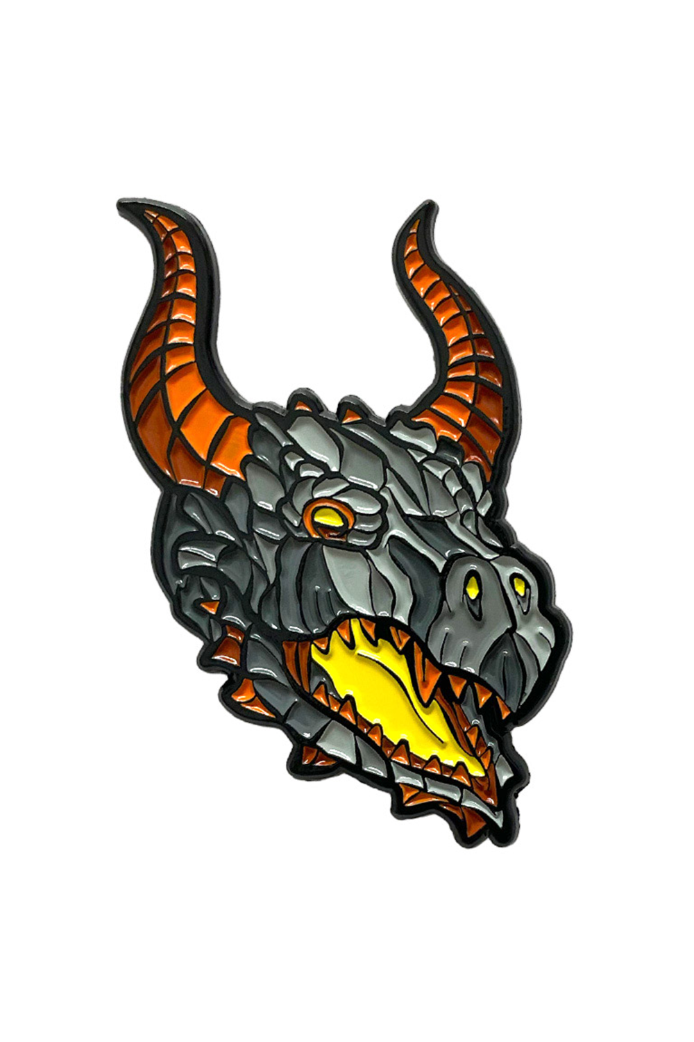 863. "Dragon Head" Pin by Matthew Johnson