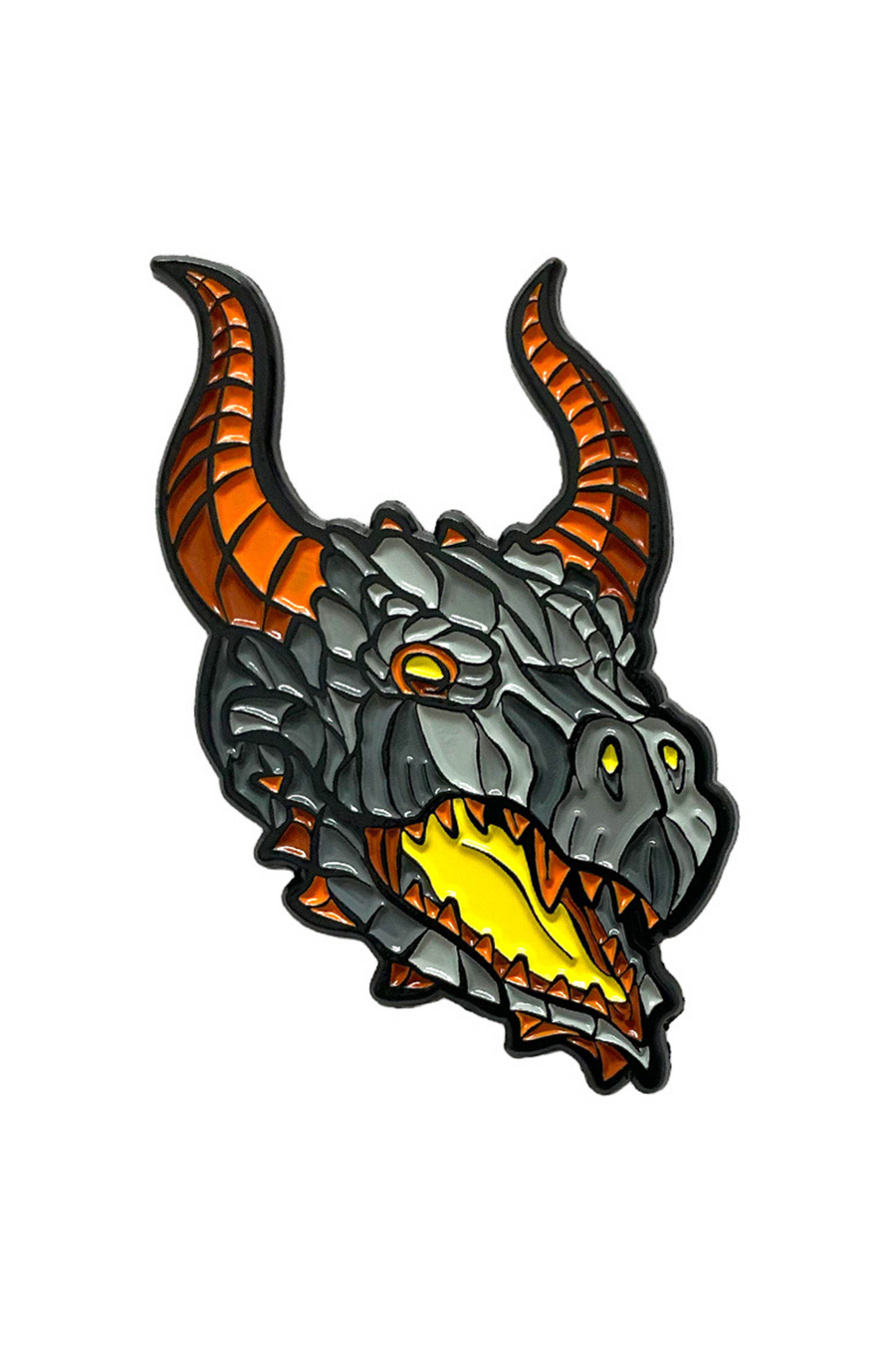 863. "Dragon Head" Pin by Matthew Johnson