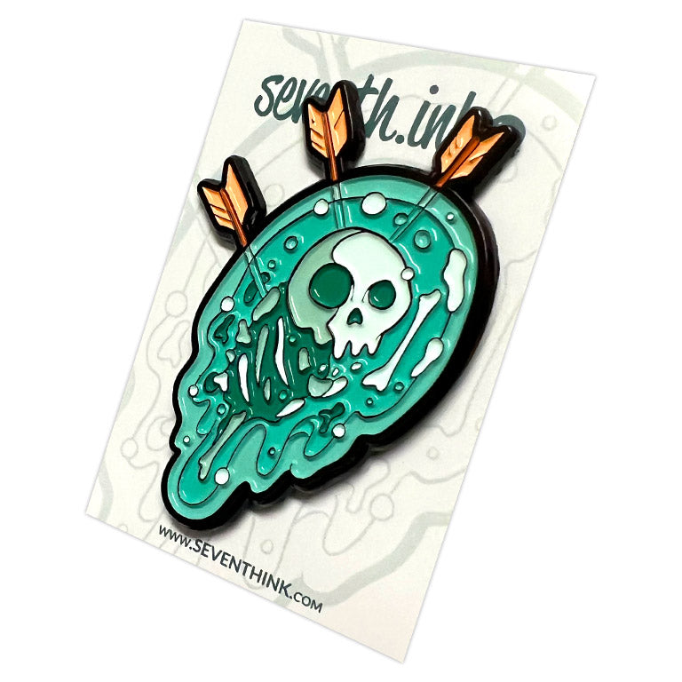 862. "Gelatinous Void Blue" Pin by Matthew Johnson