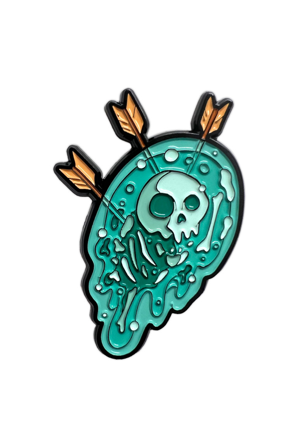 862. "Gelatinous Void Blue" Pin by Matthew Johnson