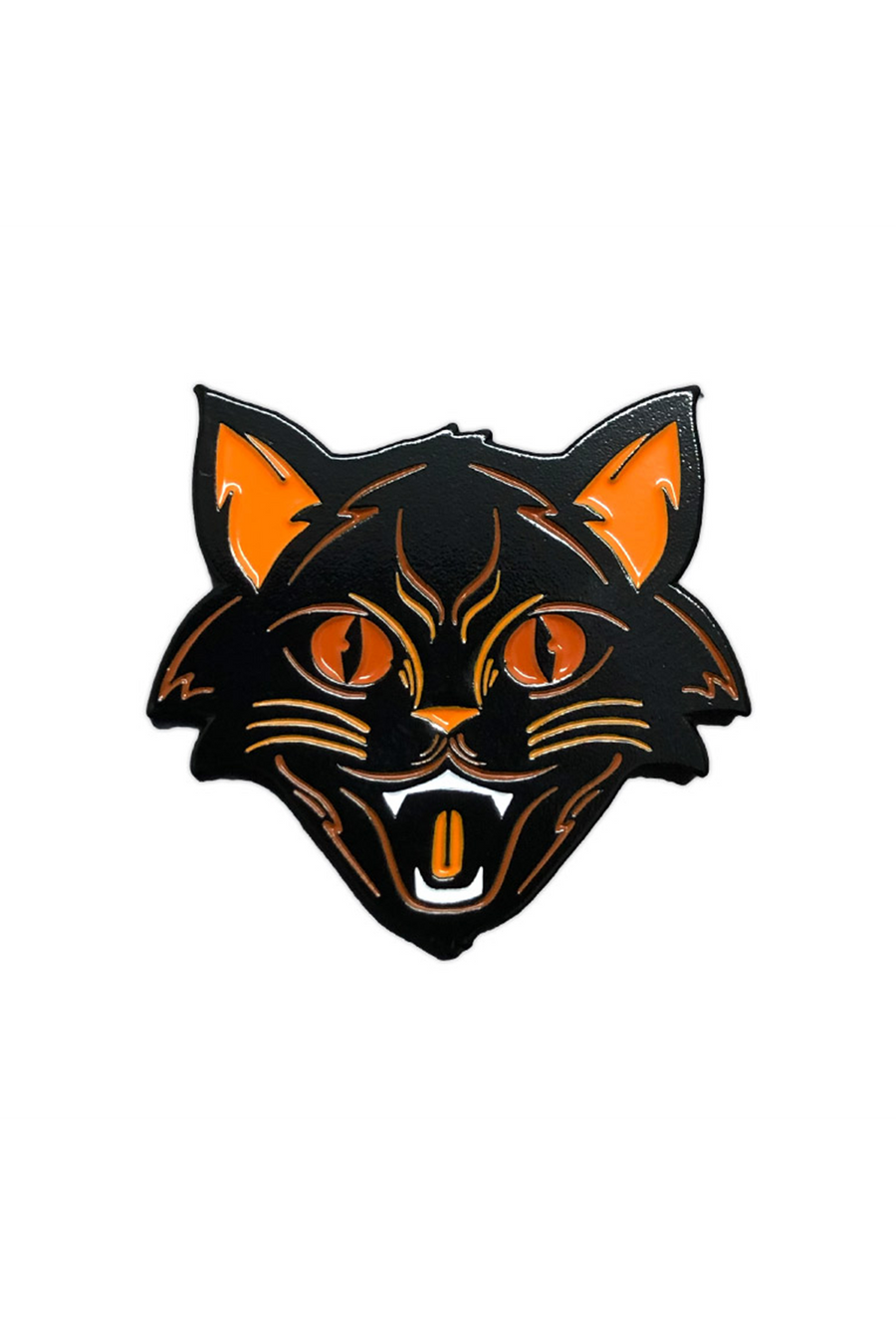 878. "Orange Halloween Cat" Pin by Matthew Johnson