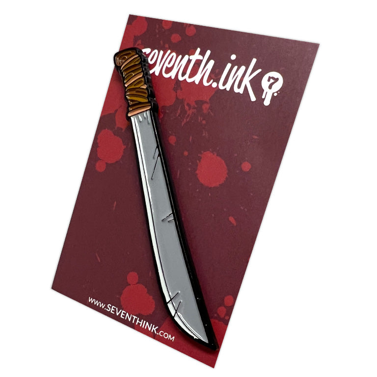 856. "Machete Gray" Pin by Matthew Johnson