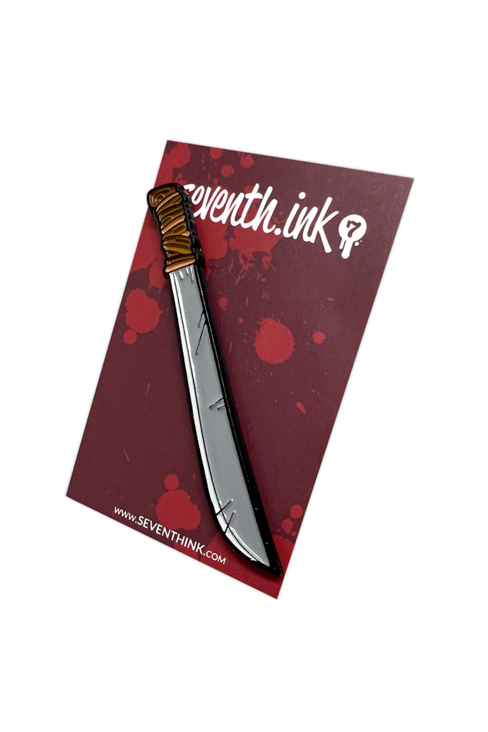 856. "Machete Gray" Pin by Matthew Johnson