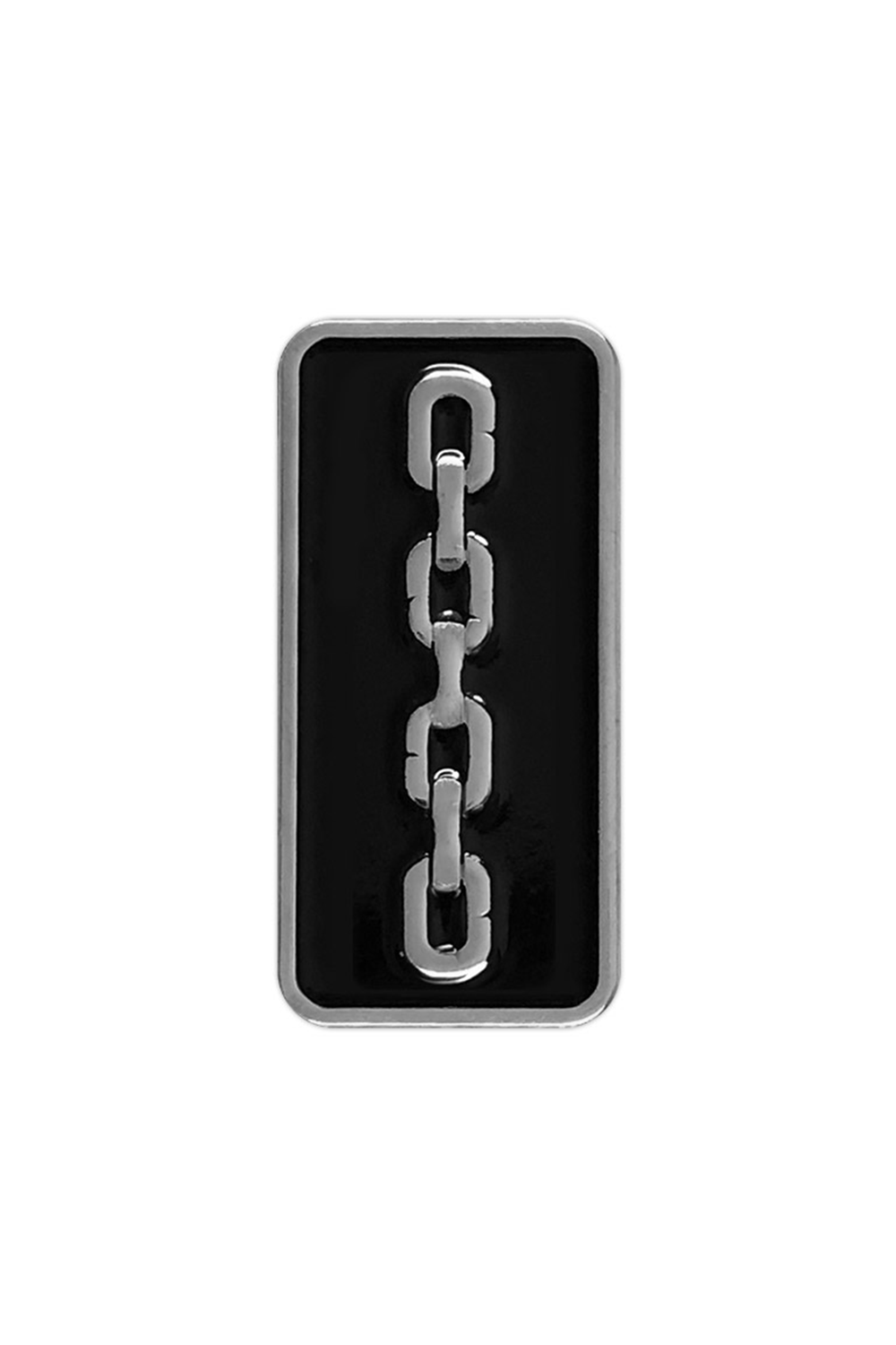 874. "Chains Silver" Pin by Matthew Johnson