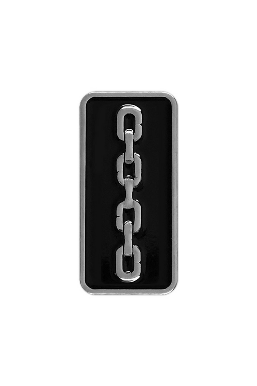874. "Chains Silver" Pin by Matthew Johnson