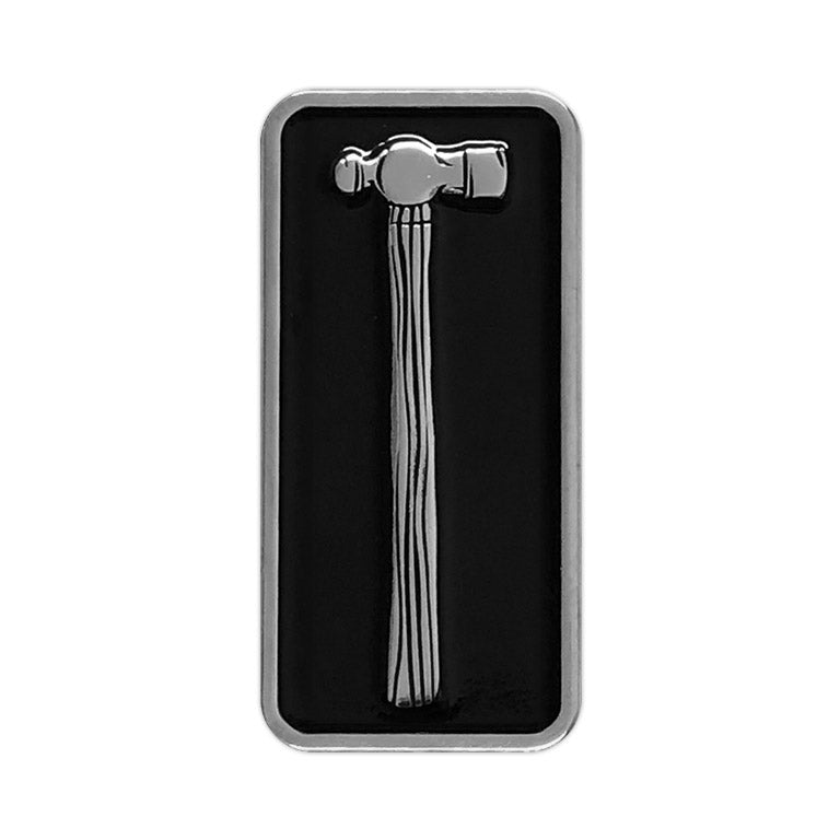 872. "Ball Peen Hammer Silver" Pin by Matthew Johnson