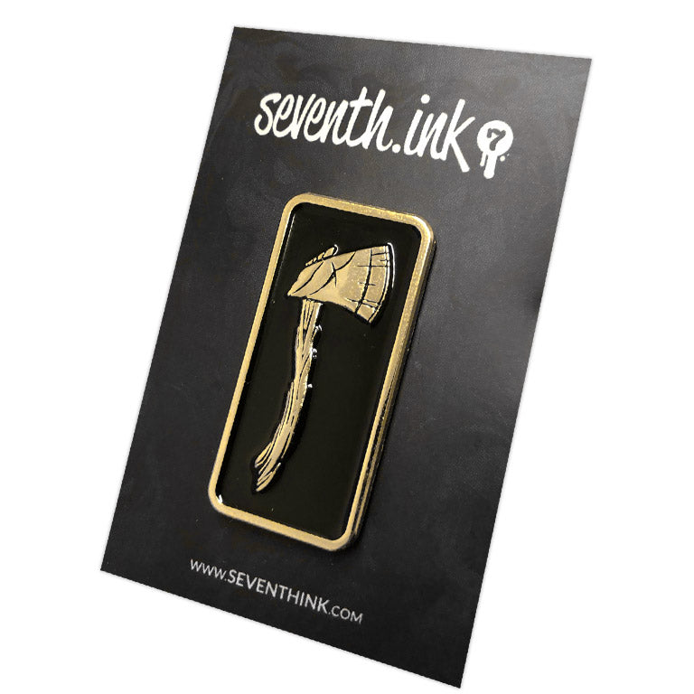 869. "Hatchet Gold" Pin by Matthew Johnson